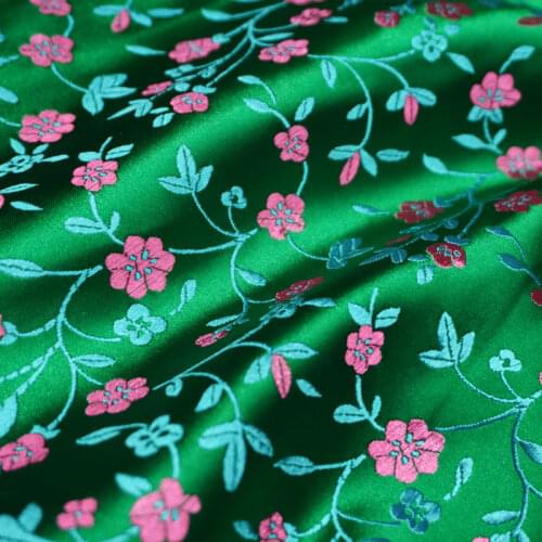 115cmx 100cm Metallic Jacquard Brocade Fabric, floral pattern 3D jacquard yarn dyed fabric for Womens Coat Dress Skirt