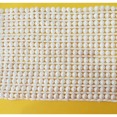 3Yards / Lot Width 13.5cm White Color Lace Trim Water Soluble Embroidery Cotton Lace DIY Lace Fabric Clothing Accessories
