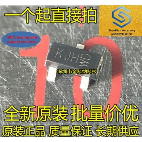 30pcs 100% orginal new MMBD7000-7-F Silkscreen KJH Switch Diode 75V 300MA SOT-23 SMD real photo
