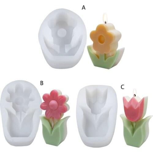 3D Creative Flower Shape Silicone Mold Epoxy Resin DIY Decoration Making Soap Melt Resin Polymer Clay Home Decoration