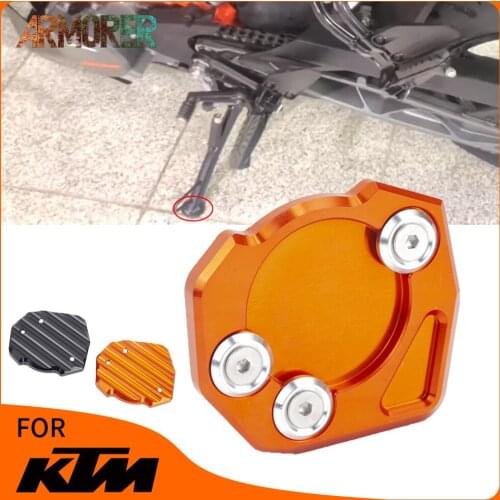 990 1190 ADV Motorcycle Kickstand Foot Side Stand Extension Pad Support Plate For 990 1190 ADVENTURE 2006 - 2011 2008 2009 2010