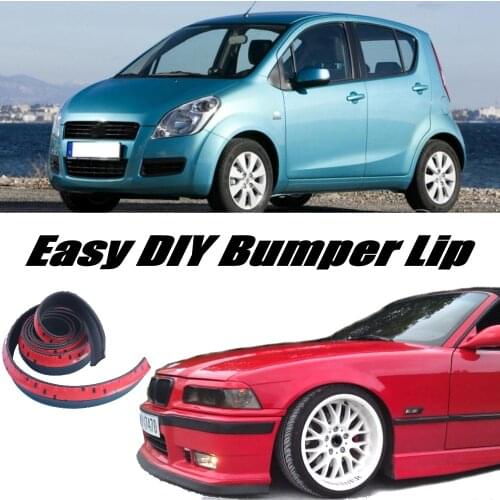Bumper Lip Deflector Lips For Suzuki Splash / Ritz Front Spoiler Skirt For Car View Tuning / Body Kit / Strip