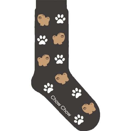 Chow chow dog gift fun cute socks unisex ORIGINAL cotton chow chow crew socks 10/50 pair/lot EU 38-43
