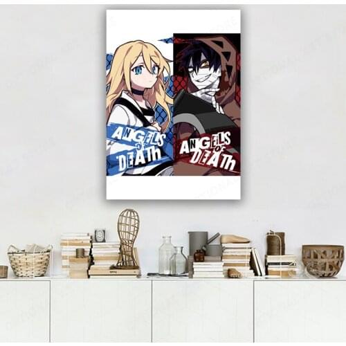 Home Decoration Angels Of Death Anime Canvas Painting HD Prints Poster Wall Art Modular Pictures Frame For Living Room