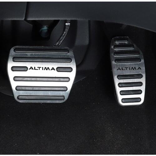 For Nissan Altima 2019 2020 Pedal Brake Accelerator Rest Cover Anti Skid Foot Pad Auto Styling Sticker Trim Car Accessories