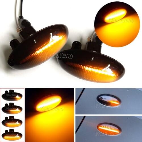 For Peugeot 107 1007 108 301 4007 607 Citroen Crosser Elysee Berlingo C1 C2 LED Turn Signal Lights Side Marker Lamp