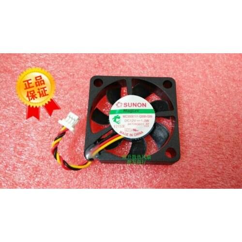 For SUNON MC30061V1-Q000-G99 DC 12V 1.0W 30*30*06MM 3cm 3-line Projector Ultra-thin Cooling Fan