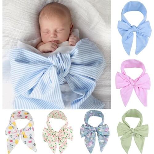 Emmababy 2020 New Brand Newborn Baby Photo Photography Props Big Bow-knot Decors Unisex Girl Boy Bow-knot Photography