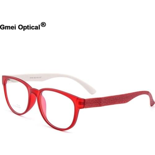 Gmei Optical Urltra-Light TR90 Full Rim Womens Optical Eyeglasses Frames Girls' Plastic Myopia Eyewears 8 Colors Optional M1016