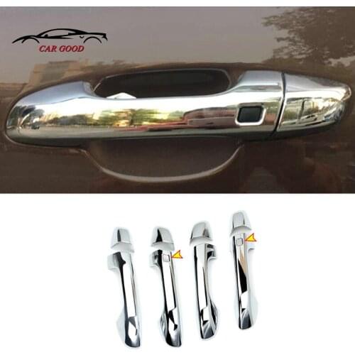 2016 2017 2018 ABS Chrome Car door protector Handle Decoration Cover Trim Stickers styling for KIA Sportage 4 QL KX5 Accessories
