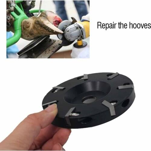 Cow Cattle Hoof Trimming Angle Grinder Cutter Sheep Foot Blade Trimmer Disc Plate Tool for Repairing Livestock Horseshoe