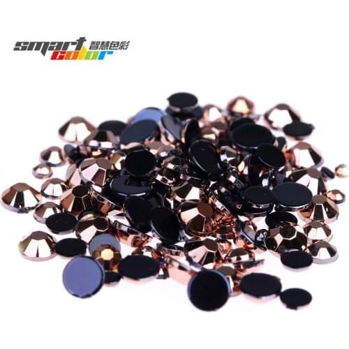 Copper AB Color Many Size Acrylic Rhinestones Shoes Clothing Decorations Sparkling Newest Nail Art Decorations