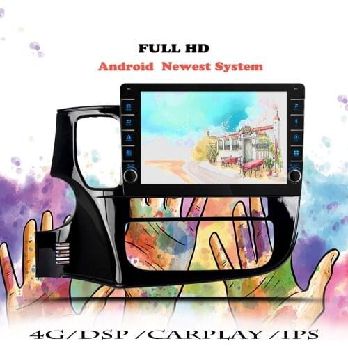 Multimedia Player For Mitsubishi Outlander 3 GF0W GG0W 2012 - 2015 2016 2017 2018 Car Radio Android Navigation GPS DVD Cassette