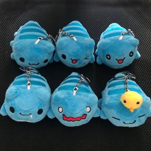 Bugcat Capoo Stuffed Toys Key Chain Cosplay Blue Cute Cat Toy Bag Pendant Ornament Plush Cartoon Doll Props Nice Gifts for Kids