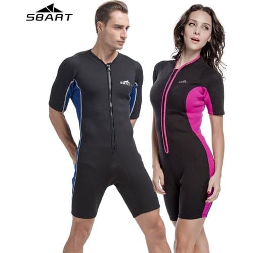 SBART 2mm Triathlon Neoprene Wetsuit For Swimming Scuba Diving Suit Men One-Piece Spearfishing Wet Suits Men Womens Rashgu