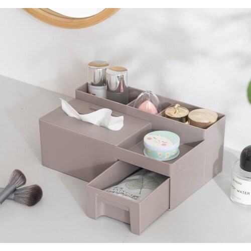 2021 NEW Cosmetic Storage Box Makeup Organizer Drawer Large Capacity Jewelry Nail Polish Makeup Container Cosmetic Organizer Box