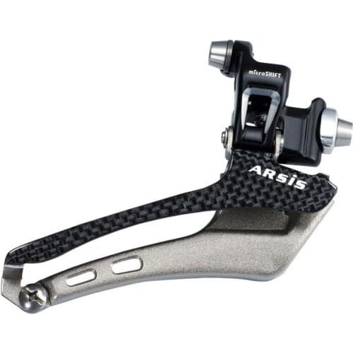 MicroSHIFT Brazed-on Double 10 Speed Front Derailleur FD-R88C Road Derailleur Bike Parts Compatible for Shimano 10 Speed