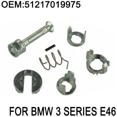 SHIPPING Promoting Parts 7 IN 1 Front Door Lock Barrel Repair Kit Right& Left For BMW 3 Series E46 (98-05)