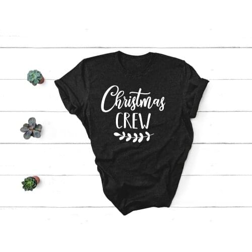 Harajuku Christmas Crew Funny Letter fashion Women Tshirt Cotton O Neck Top Tees Short Slleve Girl casual Clothing Drop Shipping