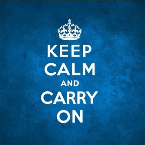 Keep Calm and Carry On Art Designs Wall Vinyl Sticker Decals Quotes Wall Sticker For Living Room Removable Wall Stickers T967