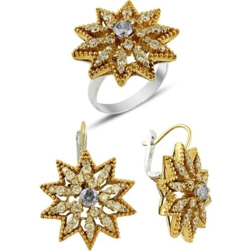 Silver 925 Sterling Flower Pattern