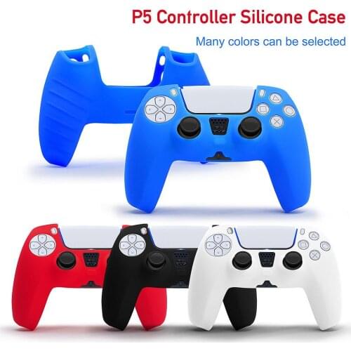 Silicone Soft Anti-Slip Joypad Skin Cover Protective Case For Playstation PS5 Controller Gamepad Protection Accessories
