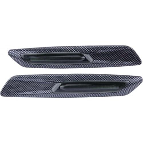 Carbon Fiber LED Turn signal light lamp for BMW E60 E61 E81 E82 E88 E90 E91 E92 E93 Amber Fender Side Marker Light 2pcs/set