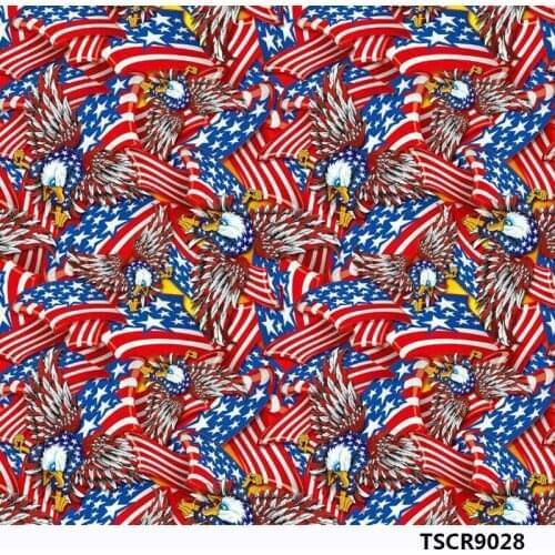 TSCR9028 50sqm pva water dipping hydrographic film eagle and flag water transfer printing film