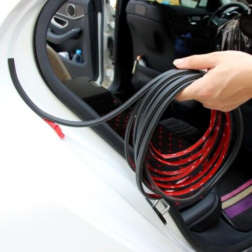 Universal Car Door Seal Noise Sound Insulation For Hyundai Solaris I30 creta IX25 Suzuki Swift SX4 Lada Vesta Granta Kalina