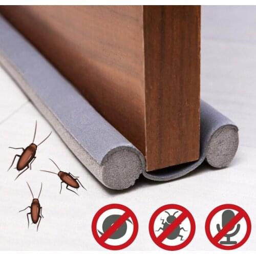 Door Bottoom Seal Strip Flexible Wind Noise Reduction Stopper Under Door Sealing Blocker Weatherstrip EVA Proof Window Strip