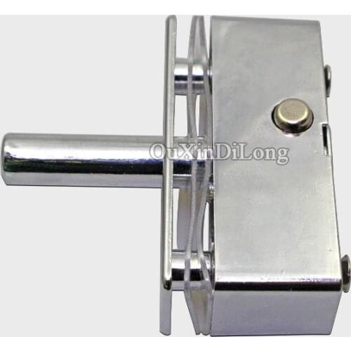 Top Designed 2PCS Frameless Glass Door and Window Lock Shower/Balcony Sliding Glass Bolt Lock Moving Glass Window Door Accessory