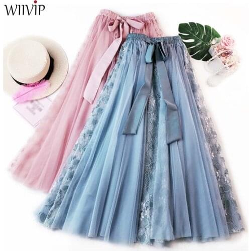 WIIVIP Women's Fluffy Skirts