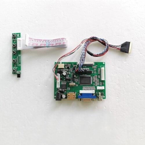 Fit LTN156AT20/LTN156AT23/LTN156AT27 WLED LVDS 15.6" VGA 2AV 40-Pin 1366*768 laptops screen LCD display controller card kit