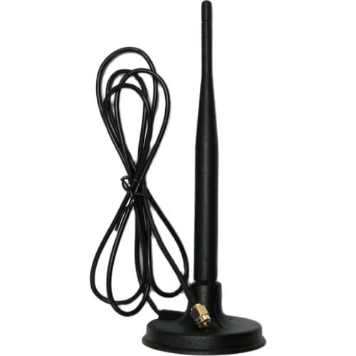 1PC DexMRtiC LTE 4Ghz antenna 6dbi magnetic bse with 1.2 meters extension cable SMA male connector