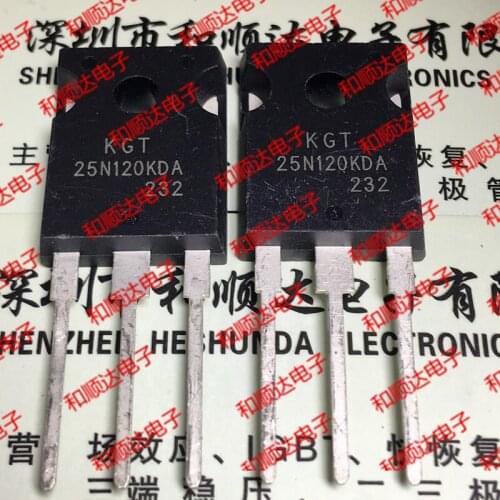 10pcs/lot KGT25N120KDA new spot TO-247 IGBT 1200V 25A