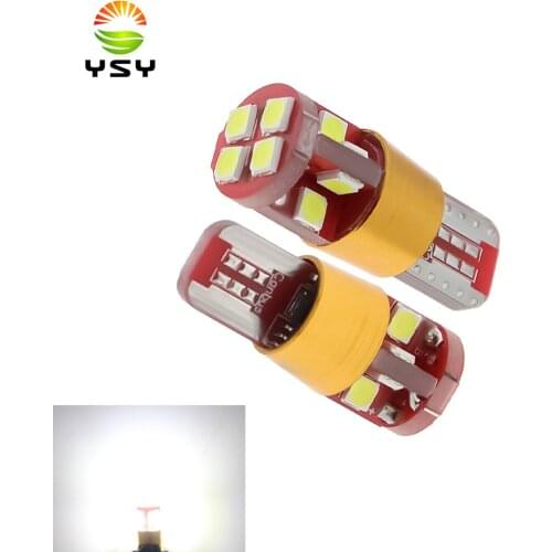 2PCS T10 3030 SMD 12 LED 194 501 W5W Canbus Error Free Car Auto Clearance Light Parking Lamp Interior Lights DC 12V/24V