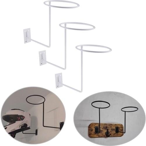3x Motorcycle Helmet Rust-proof Holder Stand Painter Sun Hat Scarves Display Rack Hook