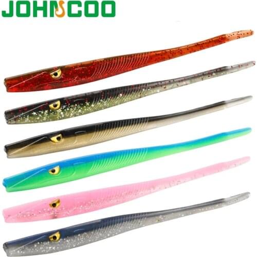 6pcs/bag Crazy Slug Soft Fishing Lure 130mm 3.8g High Quality Artificial Bait Silicone Worms Shad Eel Seabass Fishing Tackle