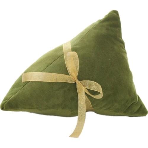 Candice guo plush toy simulation style food Chinese Dragon Boat Festival rice-pudding zongzi rice dumpling pillow cushion 1pc
