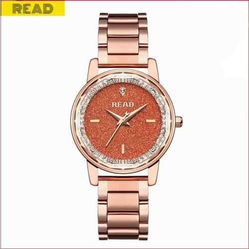 Fashion Brand Watch with Diamond Quartz Gold Wrist Ladies Watch Casual Womens Crystal Watches Creative Steel Female Clock