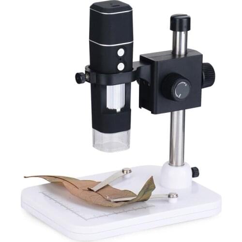 500X LED Wifi Electronic Magnifying Glass Pocket USB Digital Microscope for Beauty Salon Skin Detection with Liftable bracket