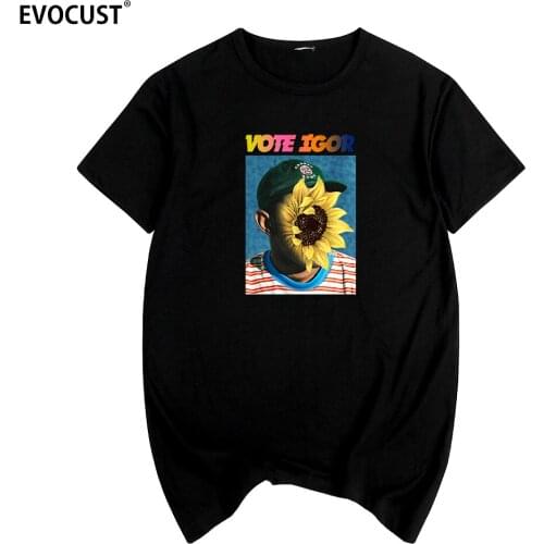 Golf Wang vote igor sunflower Skate Cherry Bomb Tyler The Creator T-shirt Cotton Men T shirt New TEE TSHIRT Womens