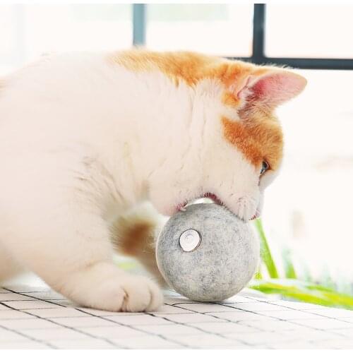 Cat Toys Interactive Wool Mint Ball Catnip Cats Training Toy Pet Playing Balls Pet Supplies Products Toy For Pets Acessorios