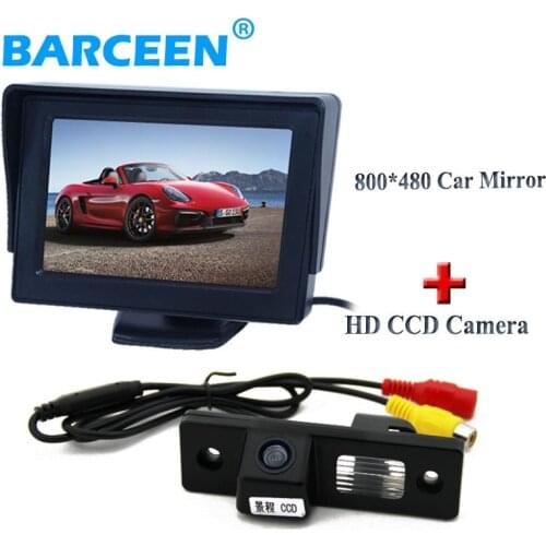 In-Dash placement car reserve monitor 4.3" lcd car rear back up camera use for CHEVROLET EPICA/LOVA/AVEO/CAPTIVA/CRUZE/LACETTI