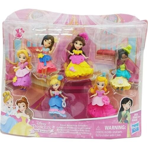 Hasbro Classic Princess Mini Character Collection 6-person Doll Dress Up Gift Box E0113