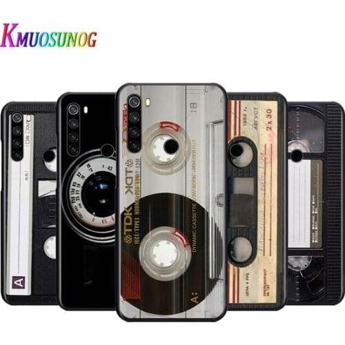 Magnetic tape Cassette audio tape For Xiaomi Redmi Note 4 4X 5 5A 6 7 8 8T 9S/T 10 10S 5G Global version Por Max Phone Case