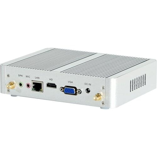 Intel Core i7 4500U i5 6200U i3 5005U Fanless Mini PC Windows10 HD VGA WiFi Gigabit Ethernet Office Computers