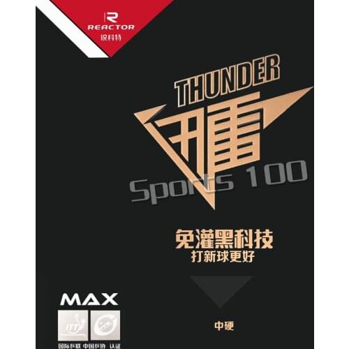 Original Reactor Thunder Pips In 40+ Table Tennis Pingpong Rubber With Sponge Tenis De Mesa
