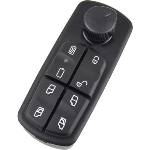 FaroeChi Black Color Window Mirror Master Switch For Mercedes-Benz Truck Car 0045455913 A0045455913