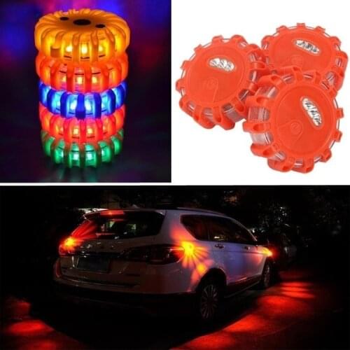 Rechargeable LED magnetic circular beacon emergency flashing flashing warning car lights roof lights police lights for vehicles